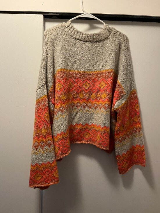 Sincerly Jules Sweaters - Sincerely Jules Fair Isle Sweater Sz L